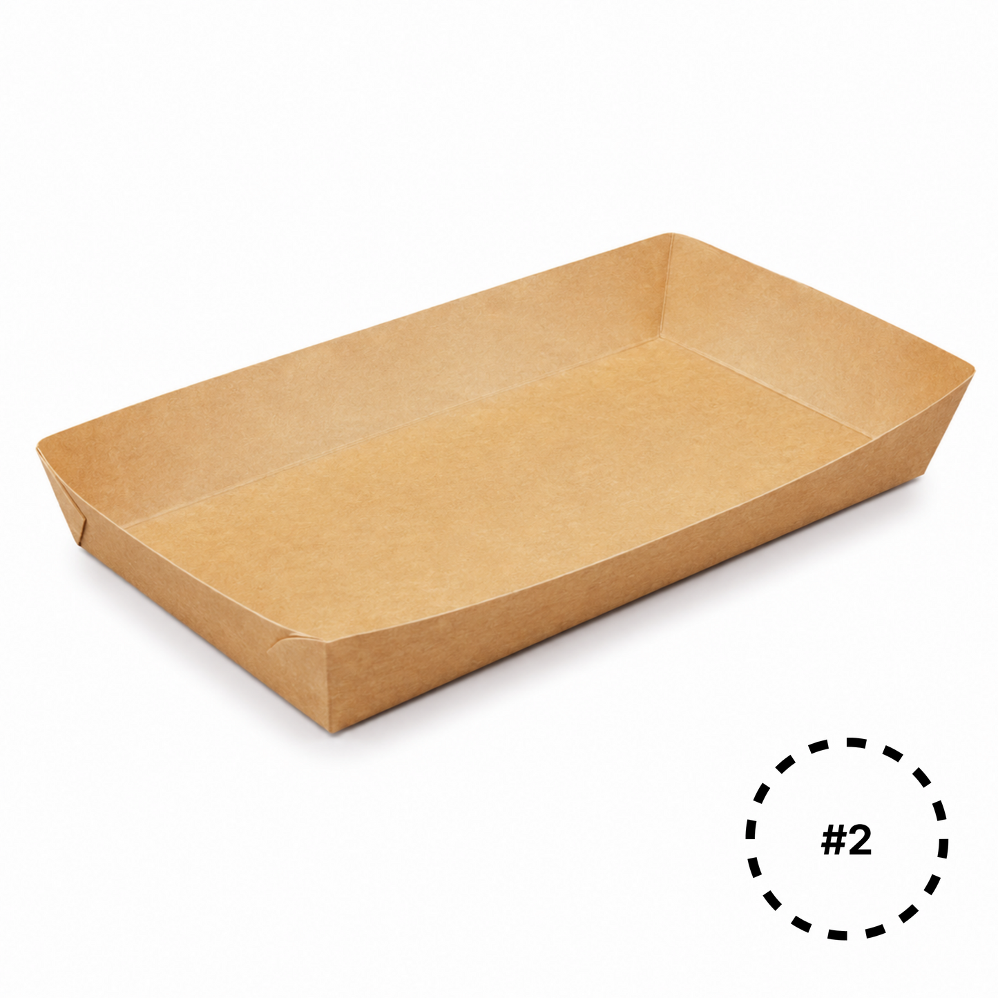 KT2 Kraft Paper Food Tray | #2