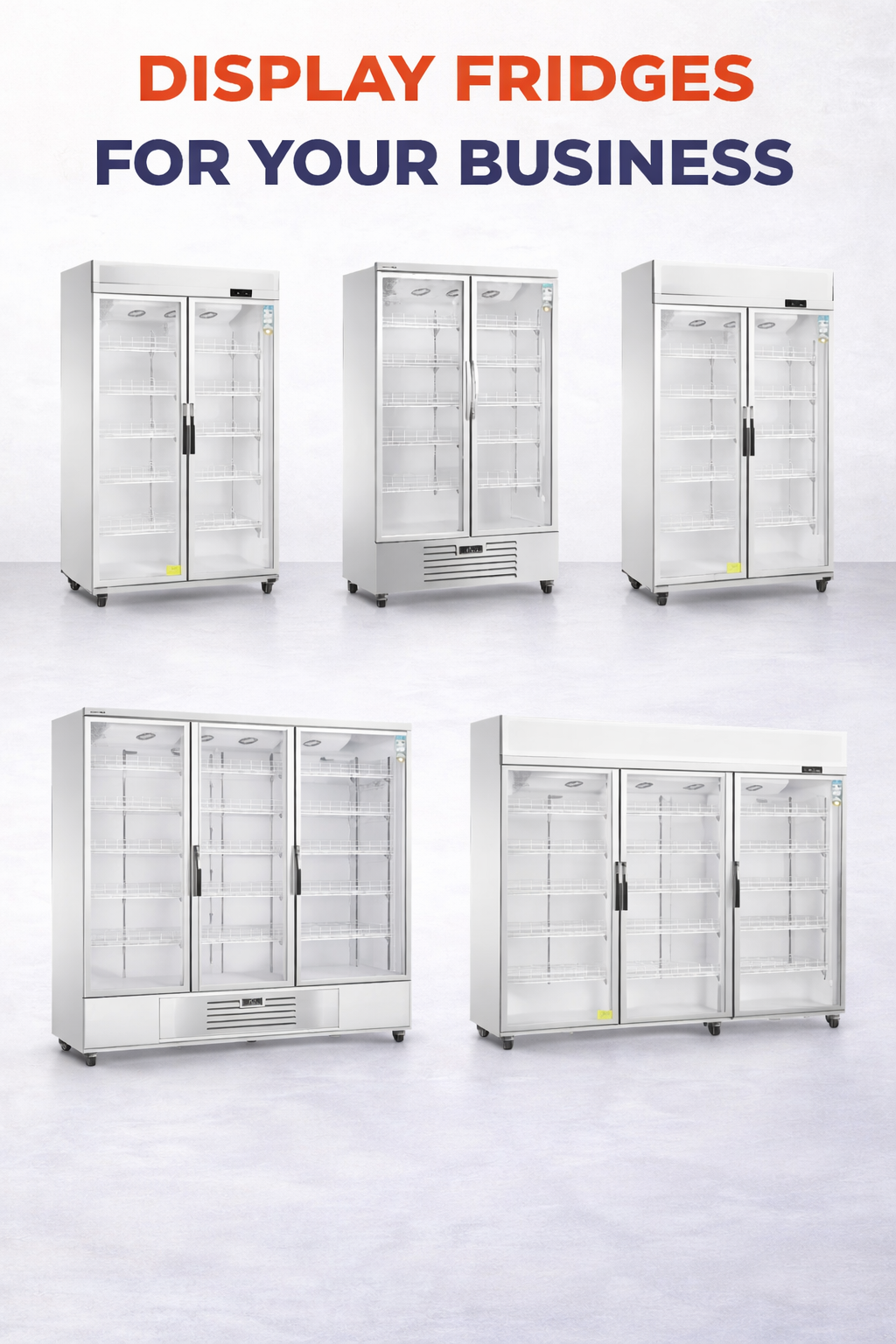 Display Fridge with Doors