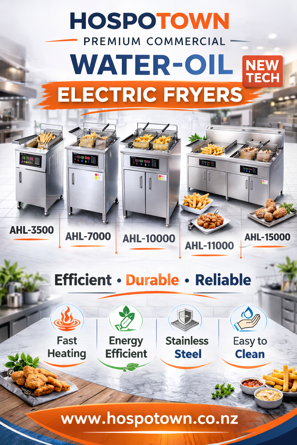 Water Oil Deep Fryer