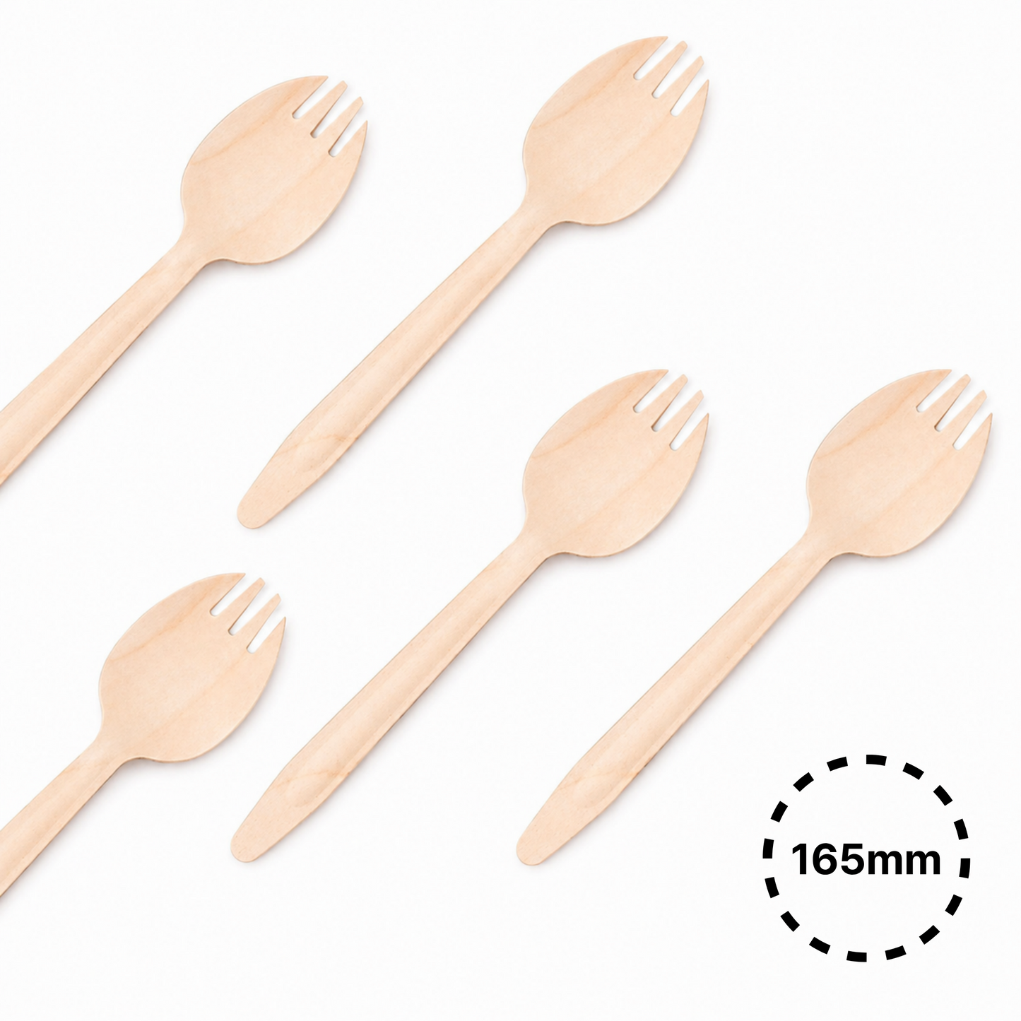 WSP165 Disposable Wooden Spoon | 165mm