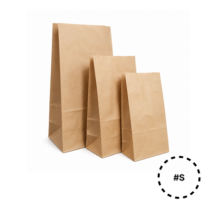 KGB-S Kraft Paper Gusset Bag | Small