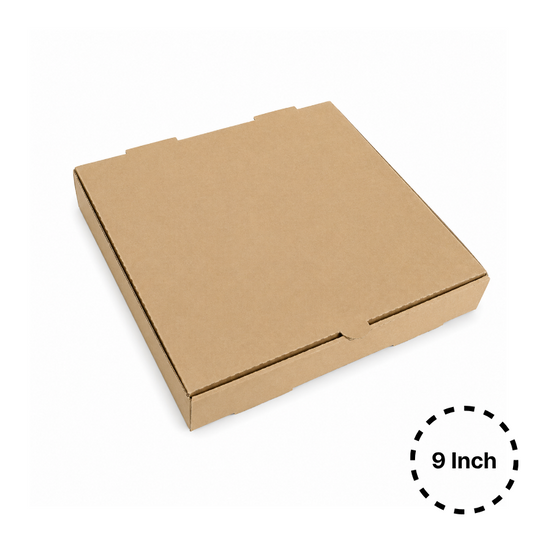 KPB9 Kraft Paper Pizza Box | 9"