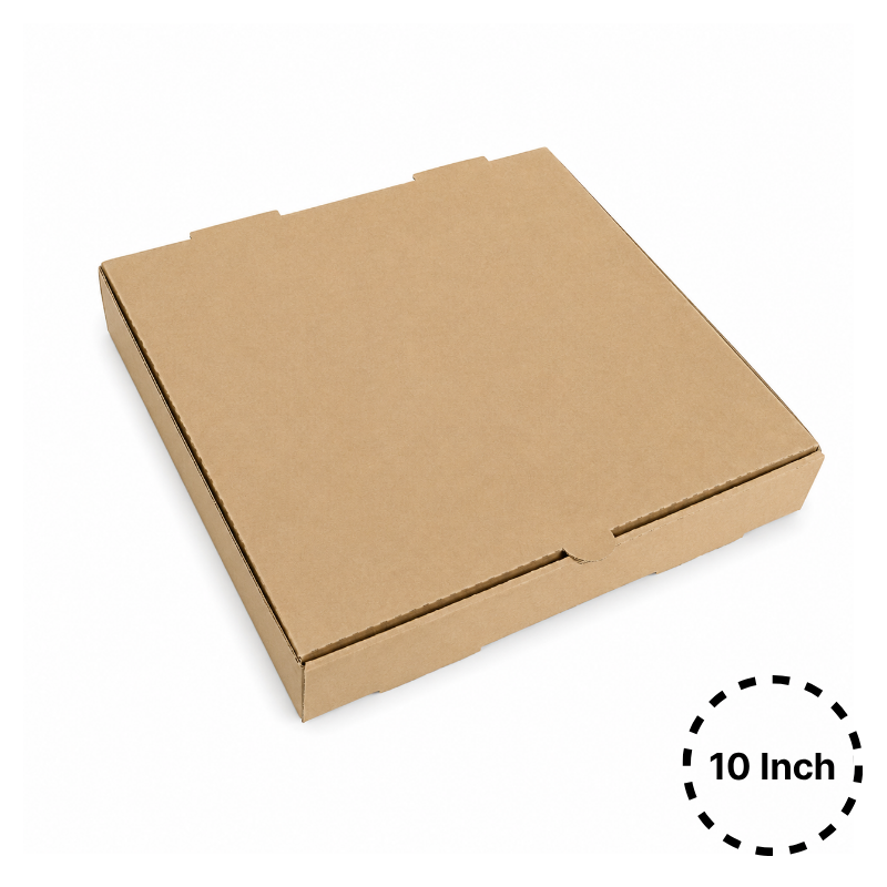 KPB10 Kraft Paper Pizza Box | 10"