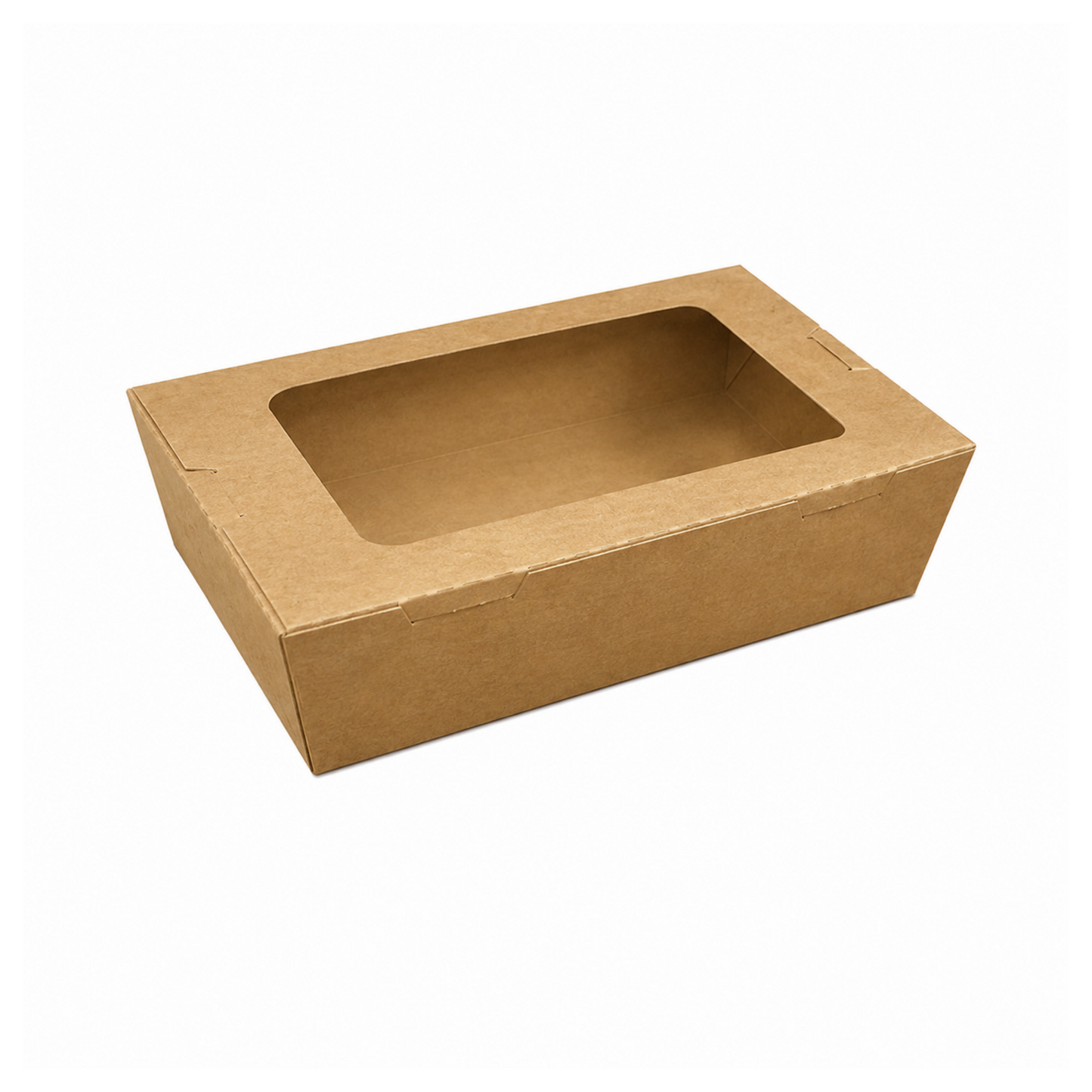 KW900 Kraft Window Takeaway Box  | 900ml