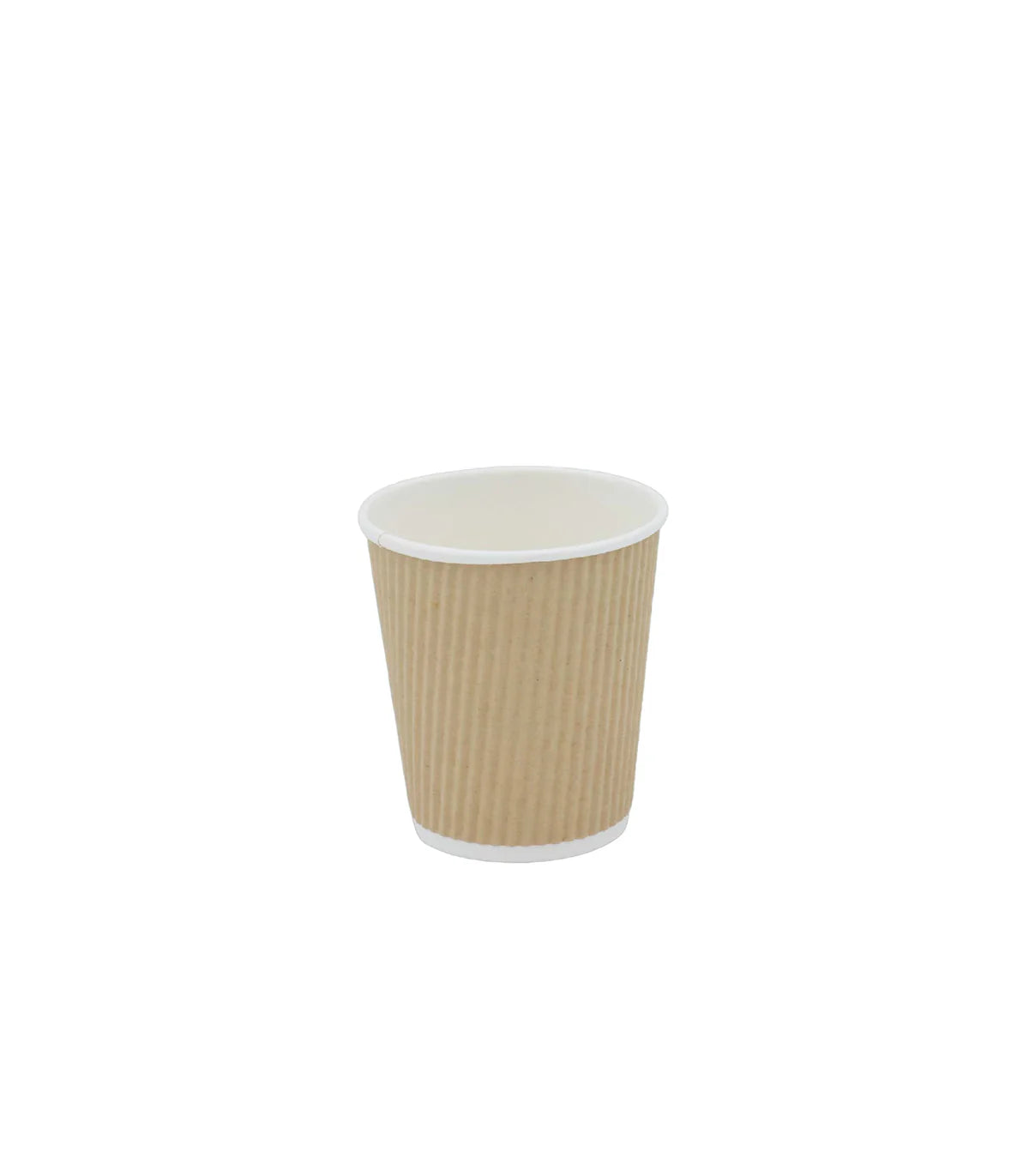 Kraft 12oz 90mm Corrugated Hot Paper Cup