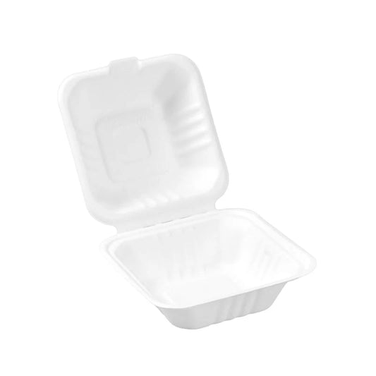 CS-66 Sugarcane Clamshell Box