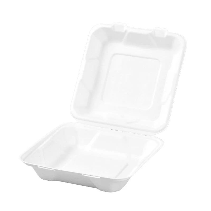 CS-88 Sugarcane Clamshell Box
