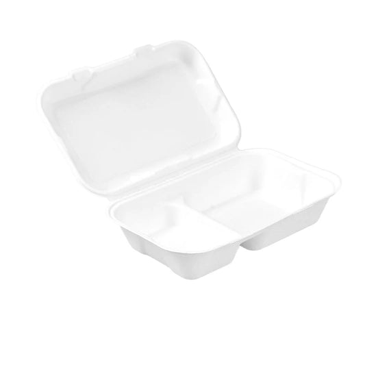 CS-962 Sugarcane Clamshell Box
