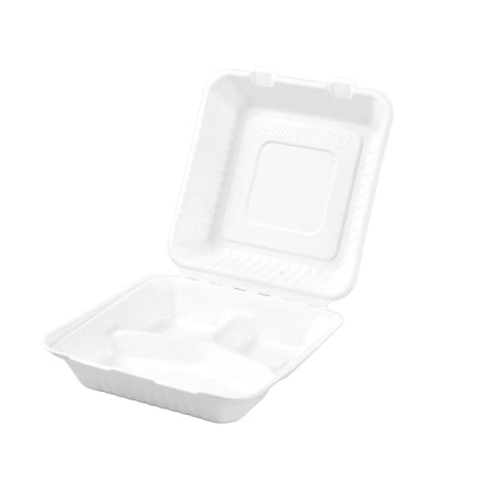 CS-993 Sugarcane Clamshell Box