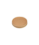 115mm Kraft Paper Lid Fit for 8/12/16oz Paper Deli Container