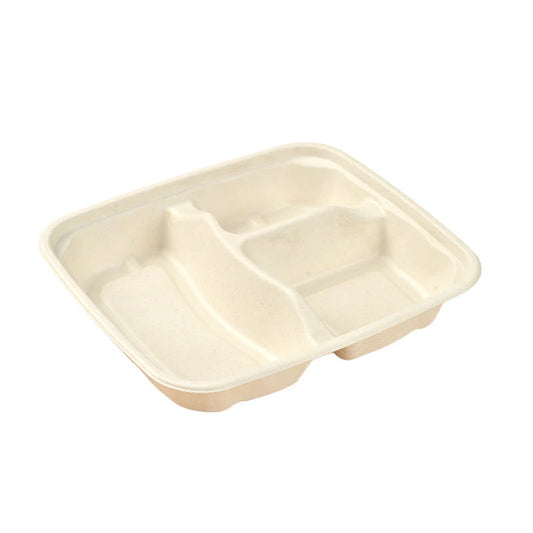 Sugarcane Small 3-Compartment Food Container