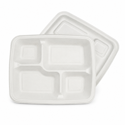 FTD041 4-Compartment Sugarcane Meal Box