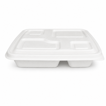 FTD041 4-Compartment Sugarcane Meal Box