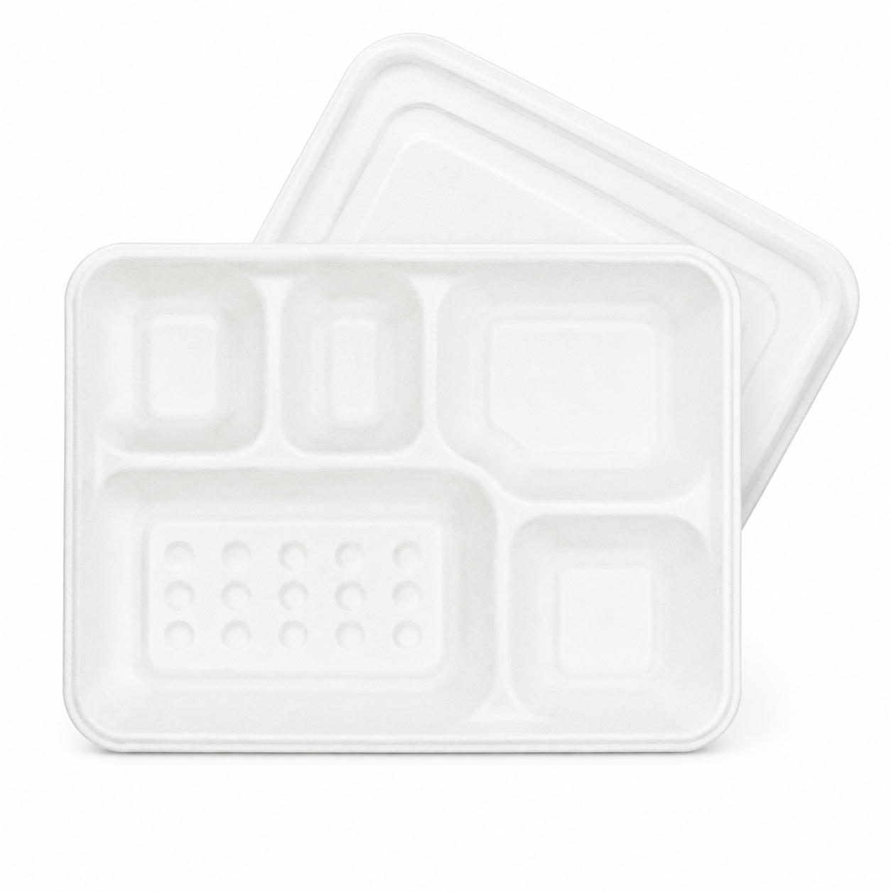 FTD051 5-Compartment Sugarcane Meal Box