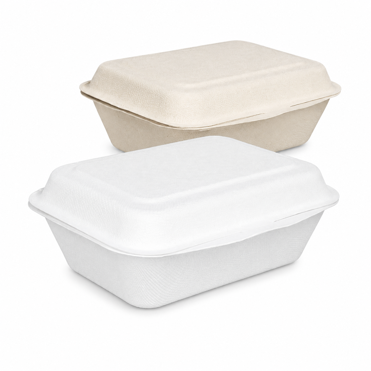 HC004 Sugarcane Clamshell Box | 600ml