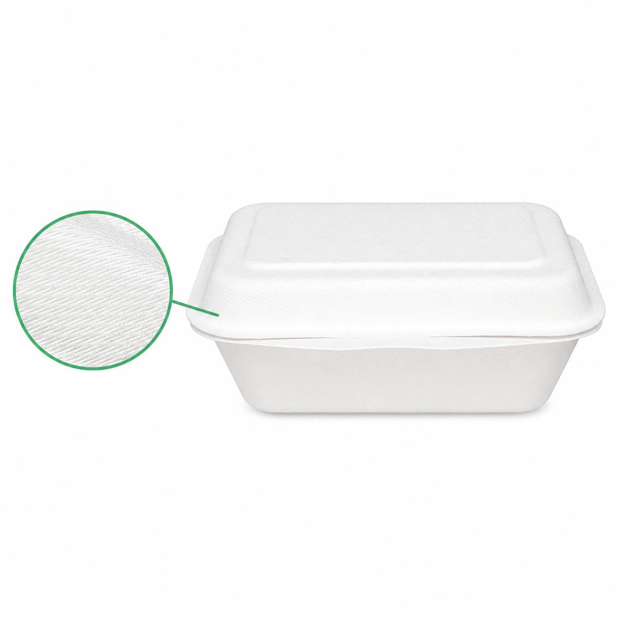 HC004 Sugarcane Clamshell Box | 600ml
