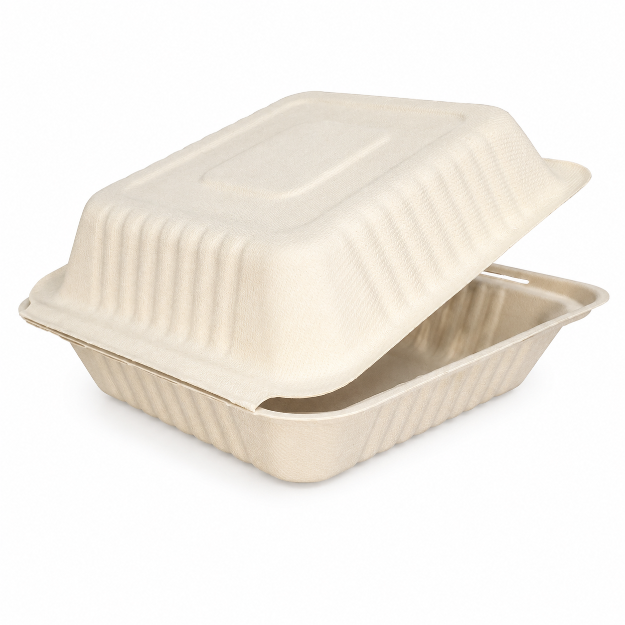 HC08 Sugarcane Clamshell Box | 900ml