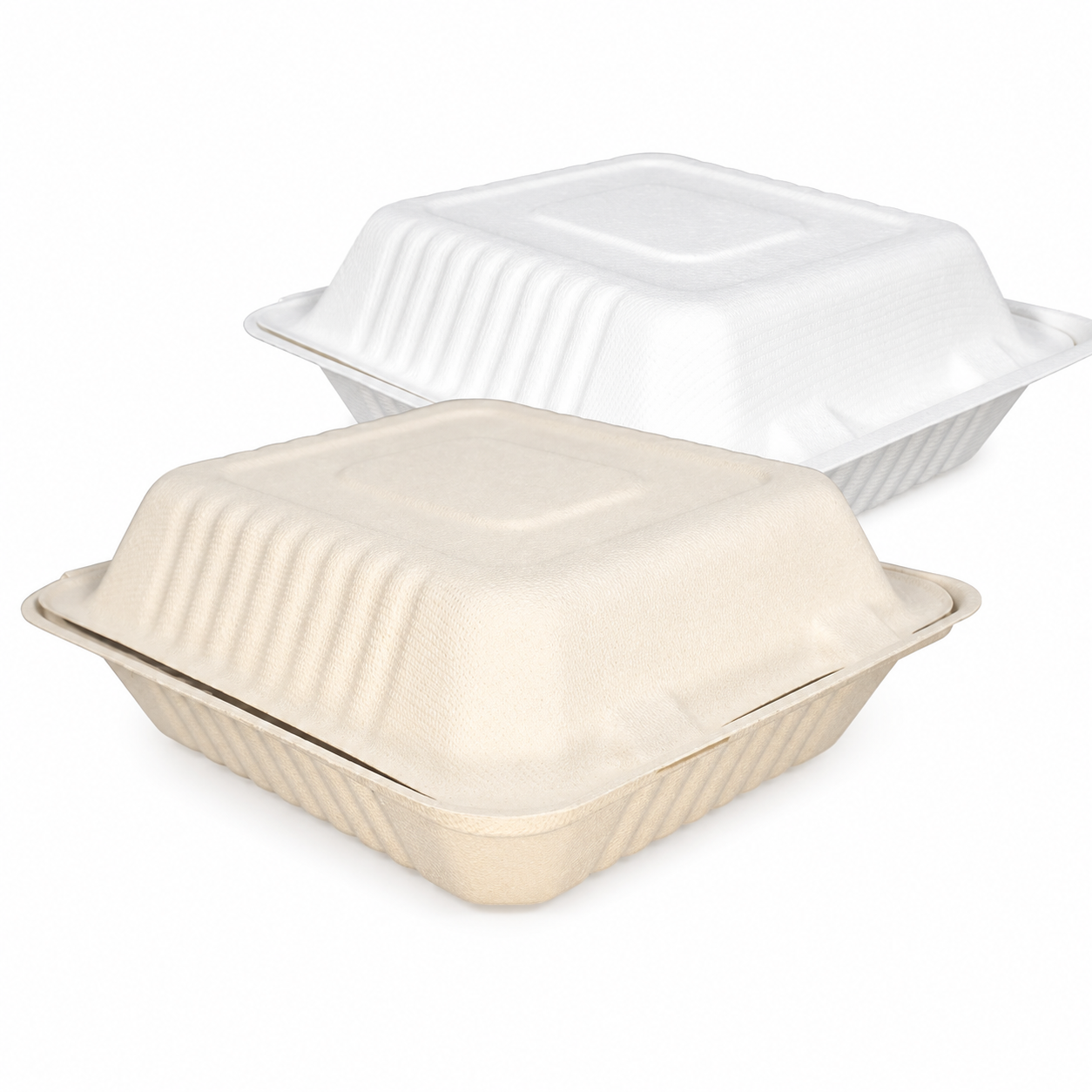 HC08 Sugarcane Clamshell Box | 900ml