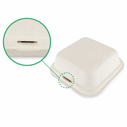 HC07 Pulp Clamshell Box | 450 ml