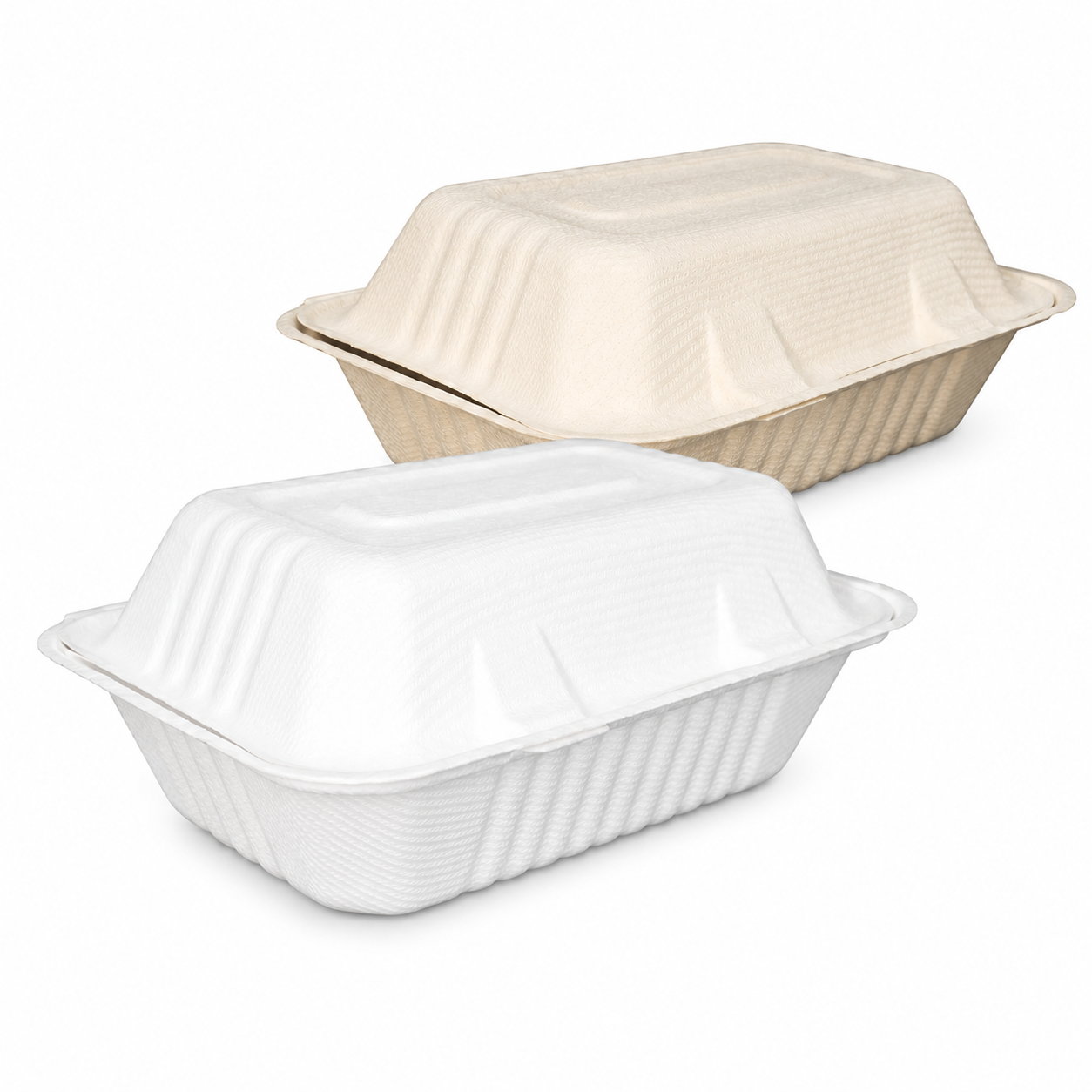HC89 Sugarcane Clamshell Box | 850ml
