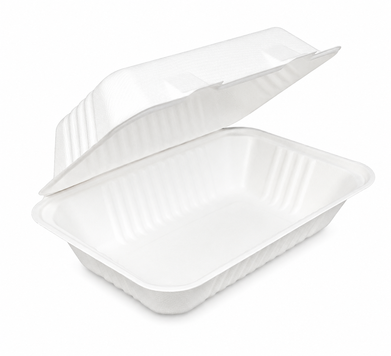 HC89 Sugarcane Clamshell Box | 850ml