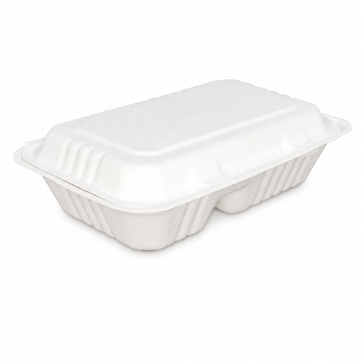 HC963-2 Sugarcane Clamshell Box | 850ml