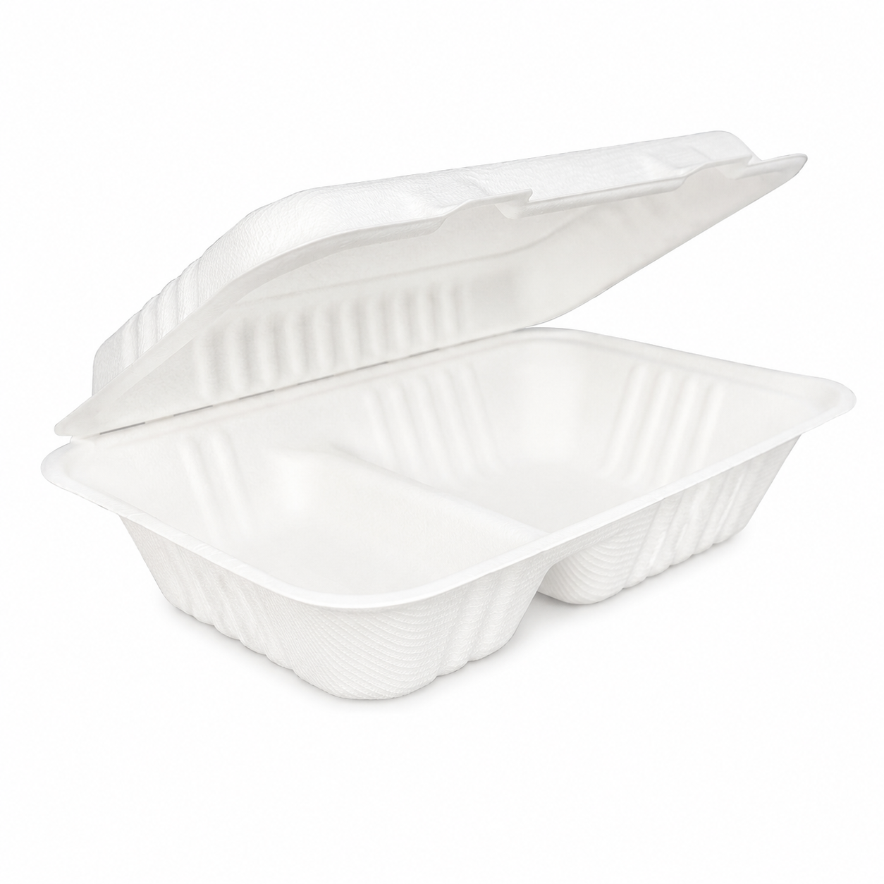 HC963-2 Sugarcane Clamshell Box | 850ml