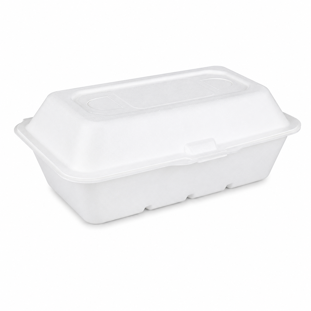 HDCB Heavy Duty Sugarcane Clamshell Box | 1200 ml