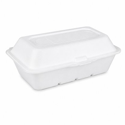 HDCB Heavy Duty Sugarcane Clamshell Box | 1200 ml