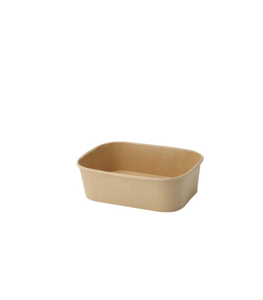 KPRB 750ML Kraft Paper Rectangular Bowl