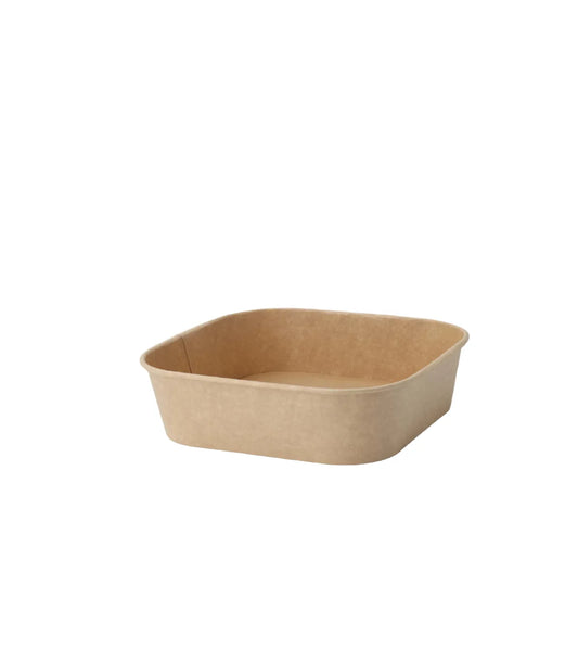 KPRB 880ML Kraft Paper Rectangular Bowl