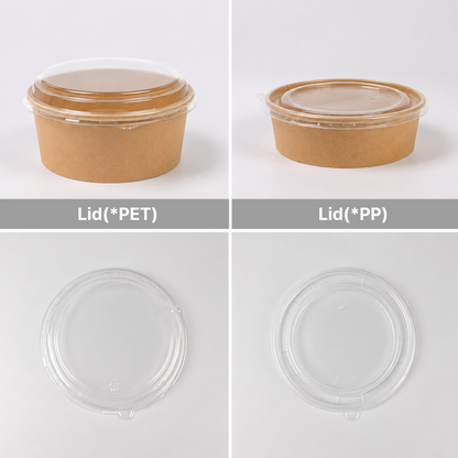 KR150 PET / PP Lid for Kraft Container