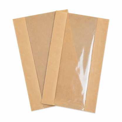 KWB-L Kraft Paper Window Bag | Large