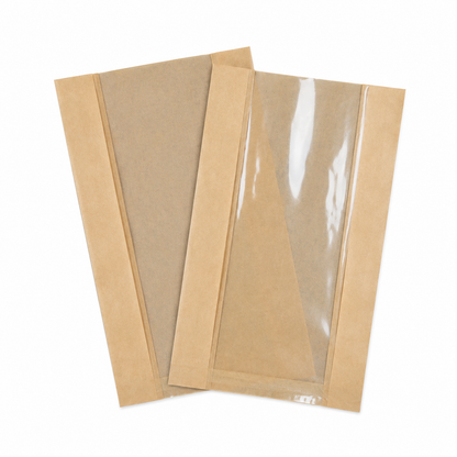 KWB-M Kraft Paper Window Bag | Medium