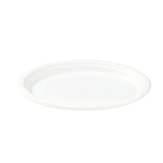 10" Sugarcane Oval Plate