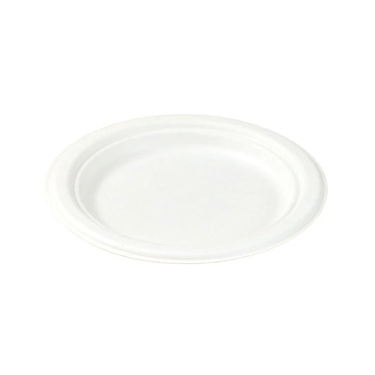 7" Sugarcane Round Plate
