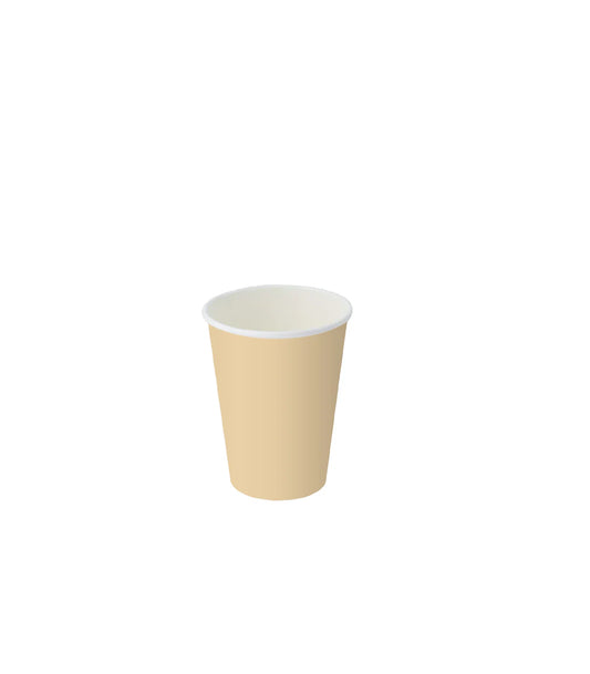 Kraft 12oz 90mm Single Layer Hot Paper Cup