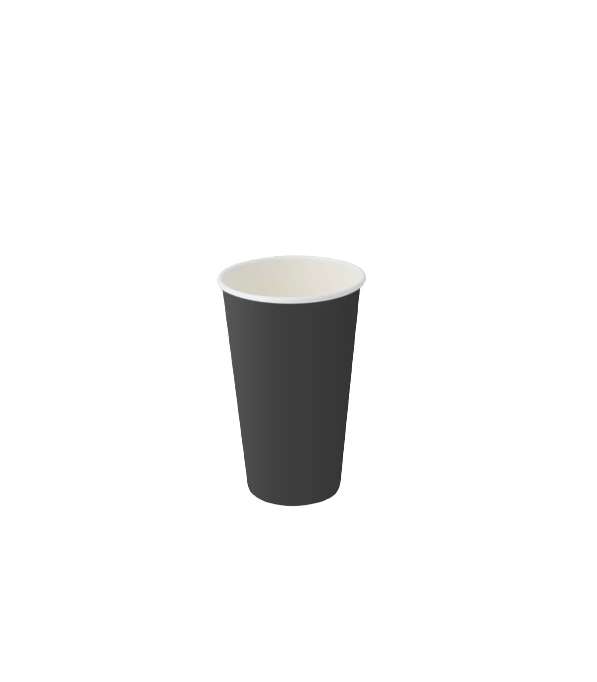 Black 16oz 90mm Single Layer Hot Paper Cup