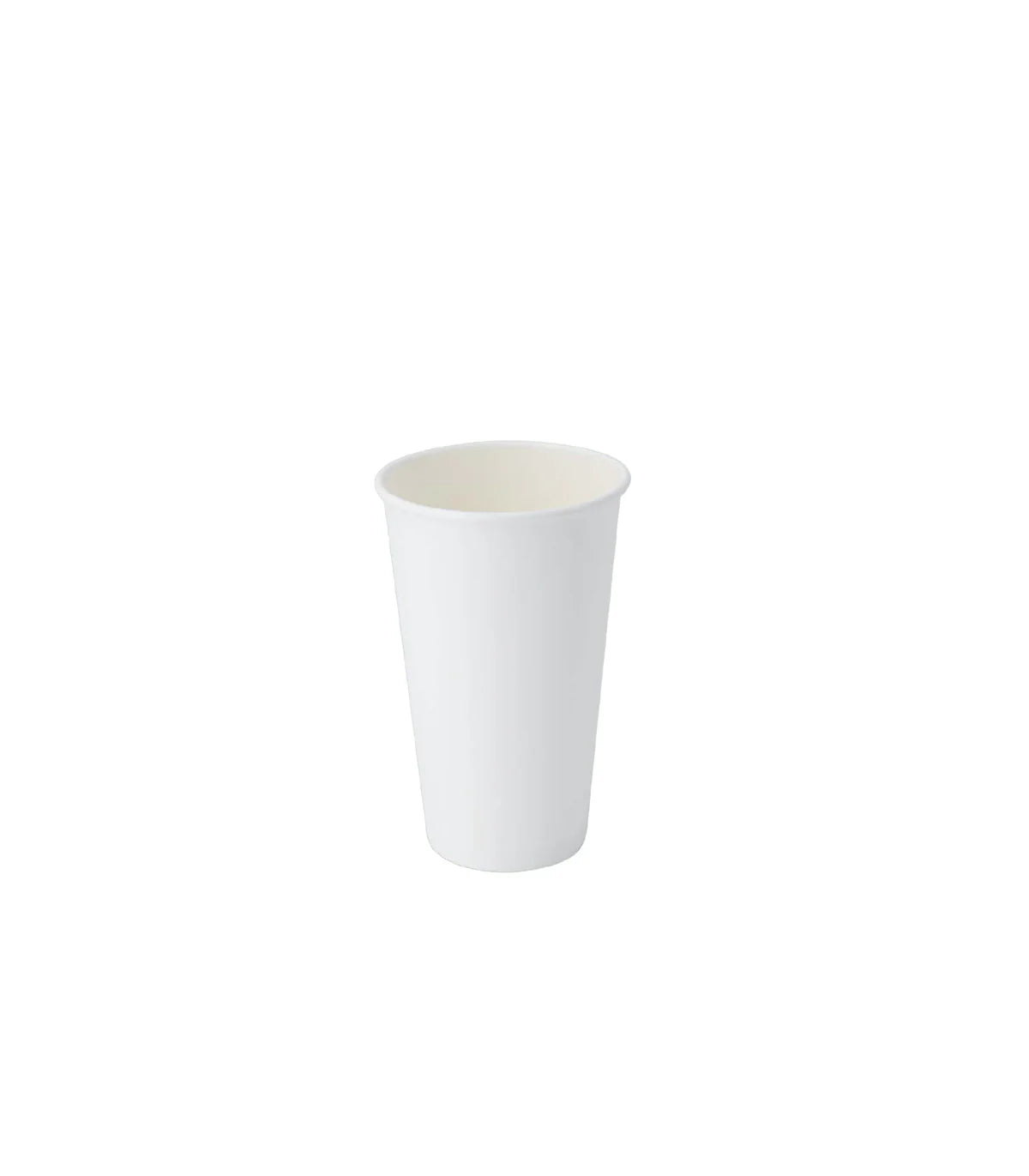 White 16oz 90mm Single Layer Hot Paper Cup
