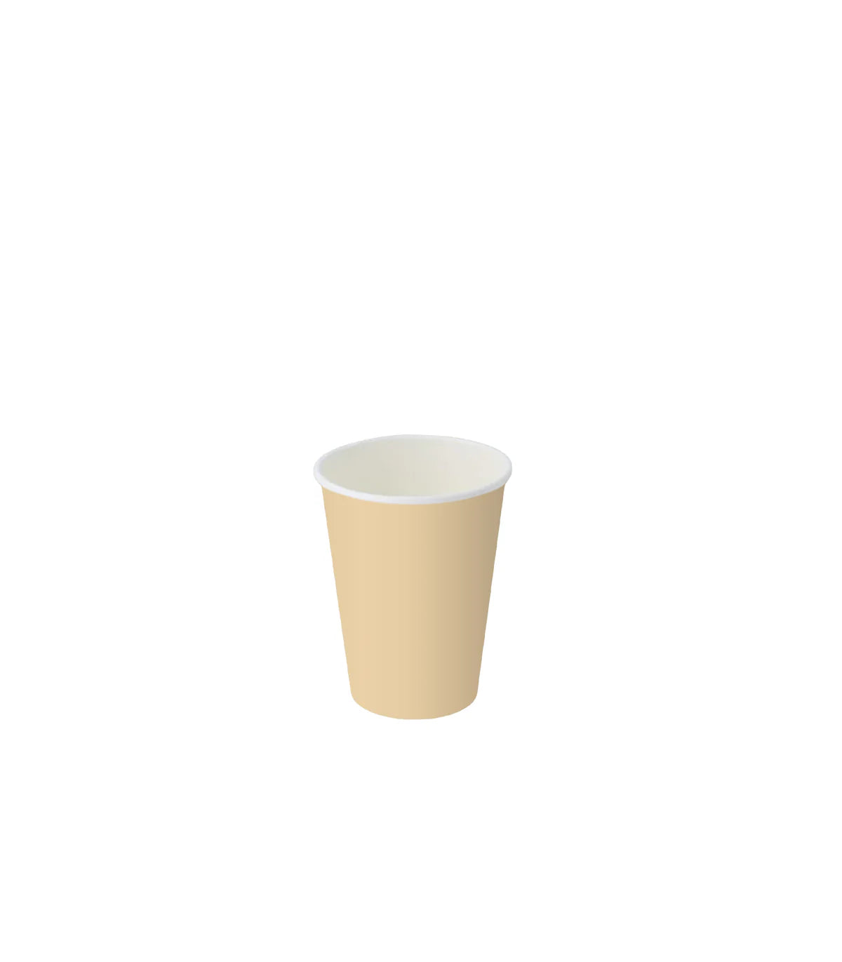 Kraft 8oz 90mm Single Layer Hot Paper Cup