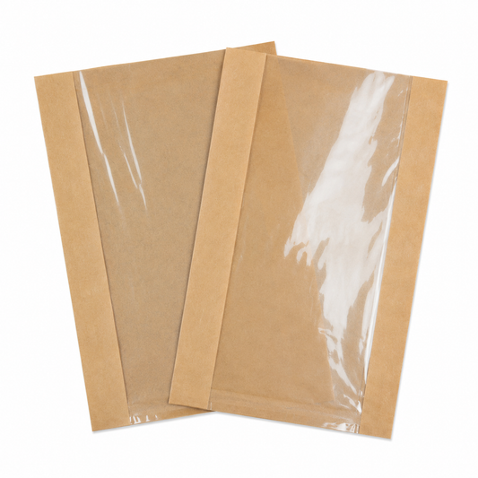 KWB-XL Kraft Paper Window Bag | Extra Large