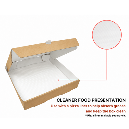 KPB9 Kraft Paper Pizza Box | 9"