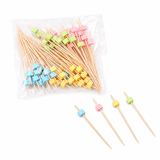 Bamboo Food Picks(Cube) | 90mm